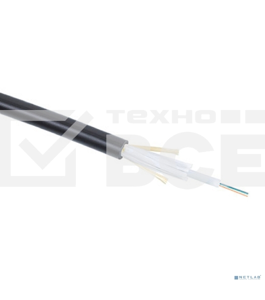 Кабель ВО Cabeus Loose tube, 8хОВ, OM3 50/125, PE, Ø 7,5мм, снаружи зданий, бронированный, черный, стойкий к УФ