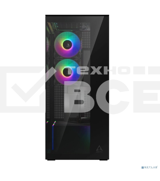 Компьютерный корпус Arctic Cooling ARCTIC Xtender VG (Mirror Black) арт. ACPCC00019A