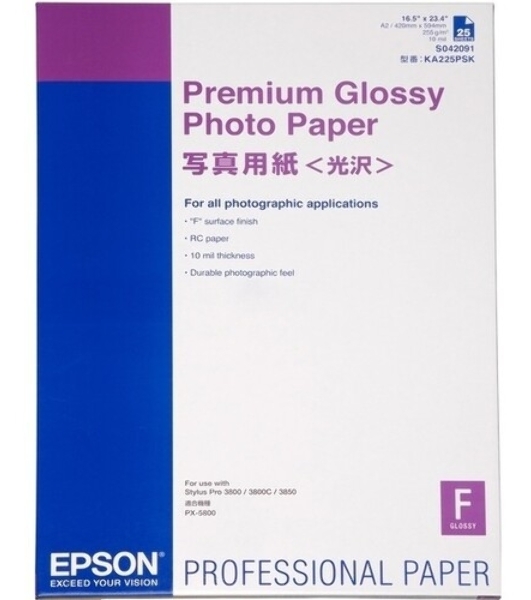 Бумага EPSON C13S042091 Premium Glossy Photo PaperA2 EPSON 25s
