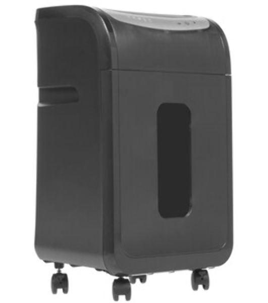 Шредер Office Kit S218 (1,9x13) черный (секр.P-5)/фрагменты/22лист./30лтр./скрепки/скобы/пл.карты/CD