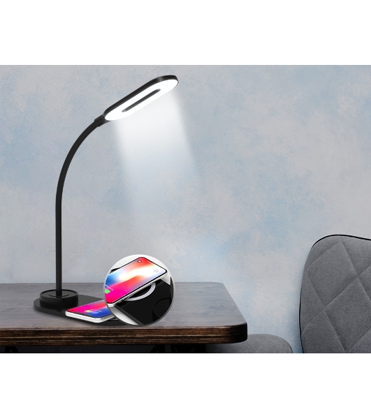 Светодиодная настольная лампа Ambrella light DE589 BK черный LED 3000-6400K 3W