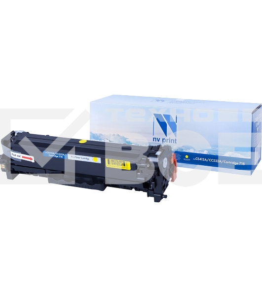 Картридж лазерный NVPrint совместимый HP CE412A/CC532A/Canon 718 Yellow для LaserJet Color M351a/M375nw/M451dn/M451dw/M451nw/M475dn/M475dw/CP2025/CP2025dn/CP2025n/MFP-CM2320fx/CM2320n/Canon i-SENSYS LBP-7200Cdn/7210Cdn/7660Cdn/7680Cх/MF8330Cdn/8340Cdn/835