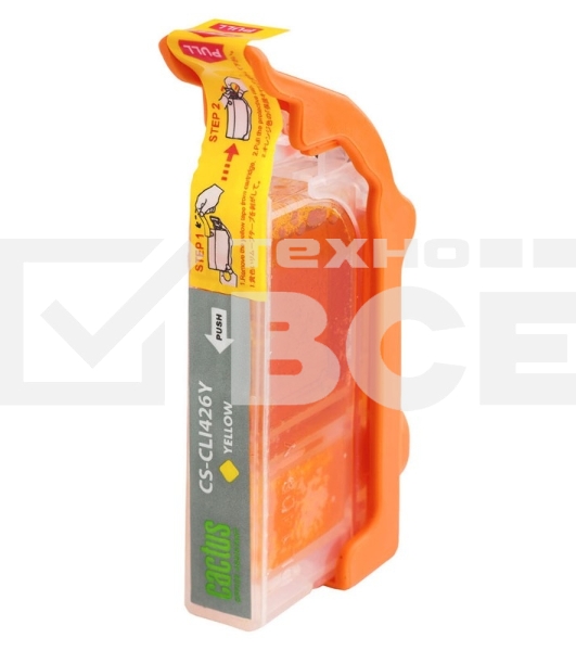 Картридж струйный Cactus CS-CLI426Y желтый (8,4 мл.) для Canon MG5140/5240/6140/8140/MX884