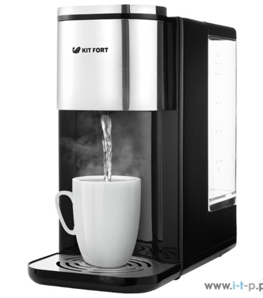 Термопот Kitfort КТ-2503 2.2л. 2600Вт черный/серебристый