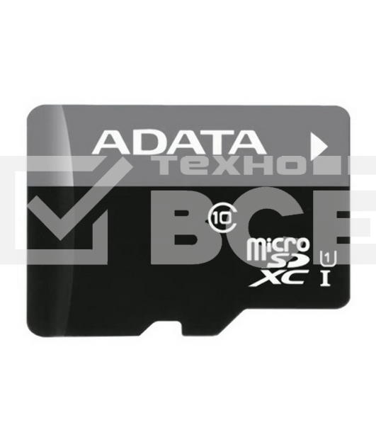 Флеш карта microSDHC 32GB ADATAUHS-1 CL10 (AUSDH32GUICL10-RA1) + SD adaptor