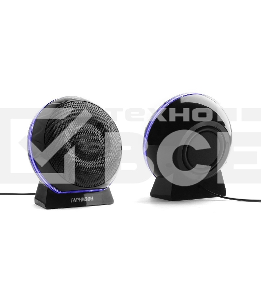 Акустическая система 2.0 Гарнизон GSP-150, черный, 6 Вт, FTB-динамики, материал- пластик, USB - питание