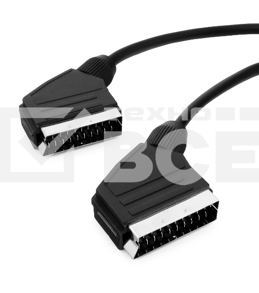 Кабель аудио/видео Gembird CCV-518, SCART / SCART, 21pin, 3м