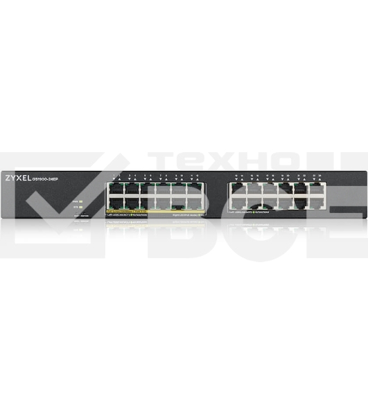 Коммутатор Zyxel GS1900-24EP-EU0101F 24G 12PoE+ 130W управляемый