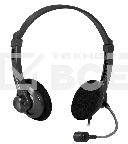 Гарнитура Defender Aura 104 черный (кабель 1.8м)