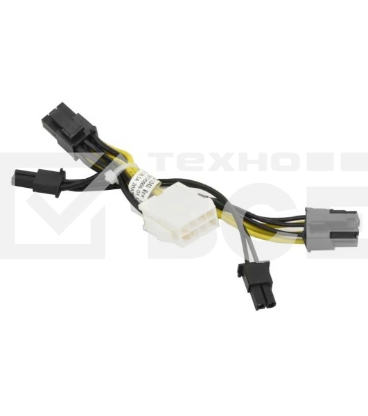 Кабель Supermicro CBL-PWEX-1040 PWYCB,GPU,2x4M/CPU to two (2x3F+2x1F)/PCIe,P4.2, 5CM,16/20AW