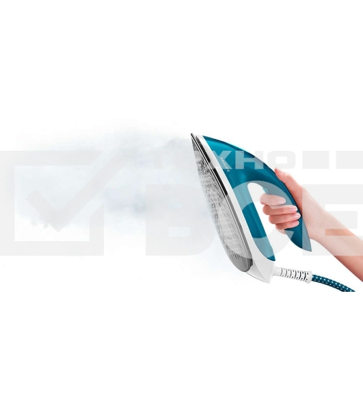 Парогенератор Philips GC6840/20 2400Вт бирюзовый/белый