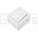 Переключатель проходной INDUSTRIAL IP54, о/у, белый KRANZ KR-78-0836, фото2