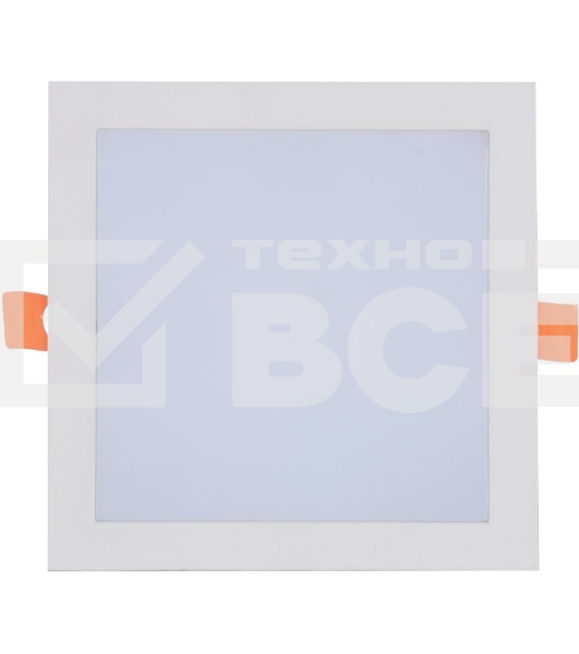 Светильник Hiper встраиваемый Белый квадратный H066-1 LED 5Вт Размер 7575