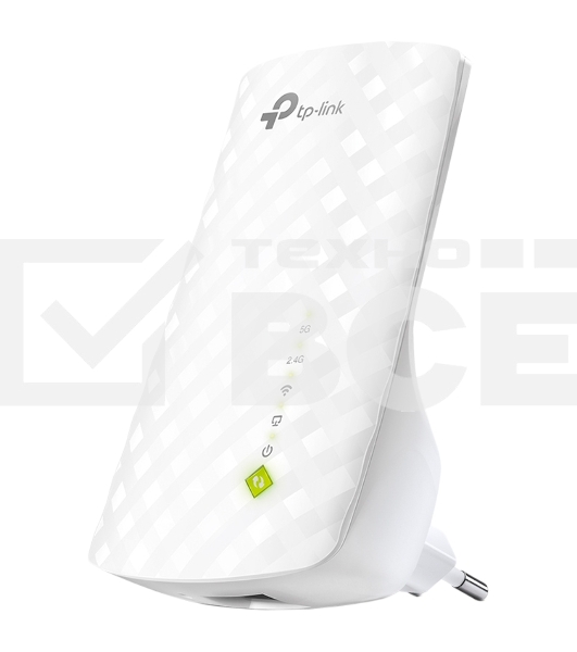 Усилитель Wi-Fi сигнала TP-Link AC750 OneMesh WiFi Range Extender, 300Mbps at 2.4G and 433Mbps at 5G, compact house with internal antennas, 1 10/100Mbps Ethernet port, WPS button for quick setup, Smart Indicator for best location, support OneMeshTMtechnol