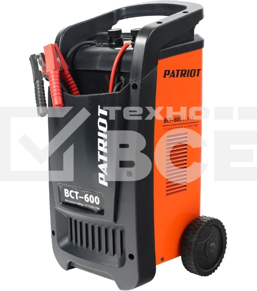 Устройство пуско-зарядное PATRIOT BCT-600 Start220В±15% 3300Вт 12/24В з/п88.0/500А 120-900А/ч 25к