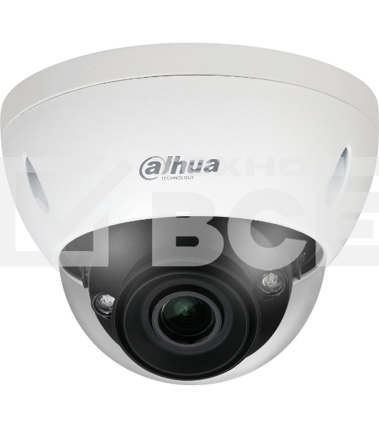 Уличная купольная IP-видеокамера DAHUA с ИИ2Мп; 1/2.8” CMOS; моторизованный объектив 2.7~13.5мм; механический ИК-фильтр; WDR(120дБ); чувствительность 0.0007лк@F1.5; сжатие: H.265+, H.265, H.264+, H.2