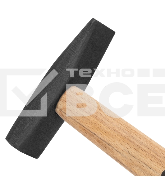 Молоток слесарный Сибртех, 300 г, квадратный боек, деревянная рукоятка