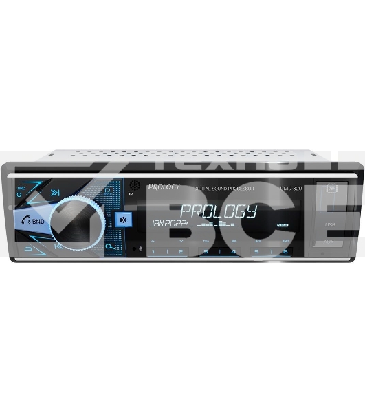 Автомагнитола Prology CMD-320 1DIN 4x55Вт