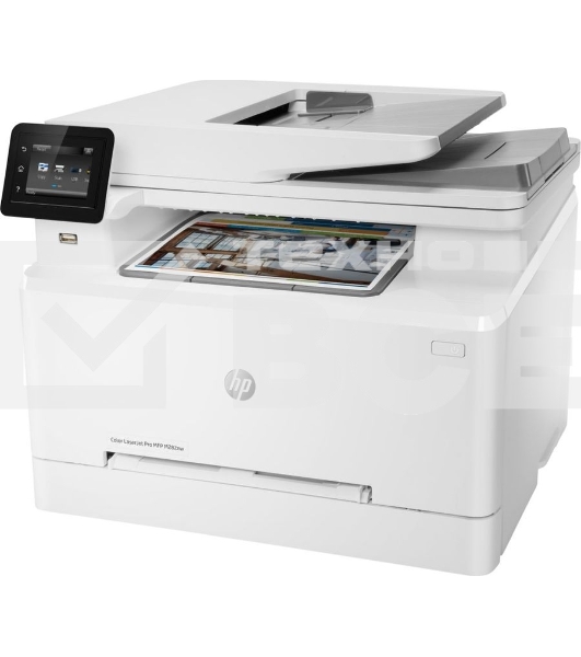 МФУ лазерный HP Color LaserJet Pro M282nw (7KW72A), A4, цветной, печ. до 21 стр/мин., скан. до 26 стр/мин. (ч/б) 22 стр/мин. (цвет), 600 x 600 dpi (печать) 1200x1200dpi (скан.), USB, RJ-45, Wi-Fi, Air Print, Mopria