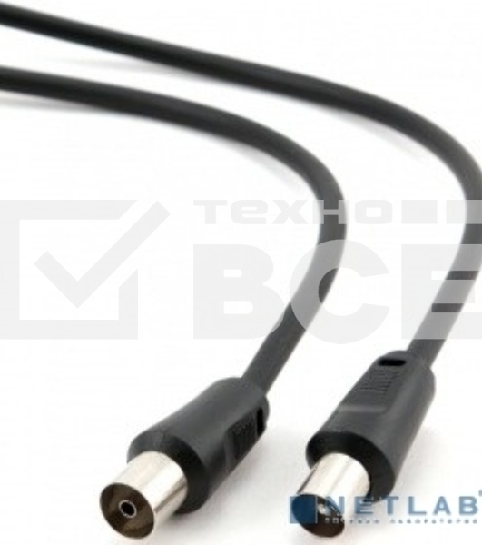 Кабель телевизионный Cablexpert, CCV-515-3M, Coaxial M/F, 3м