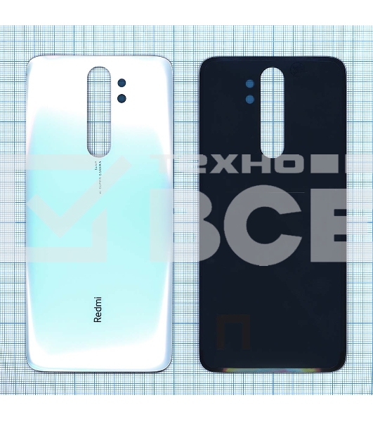 Задняя крышка для Xiaomi Redmi Note 8 Pro белый