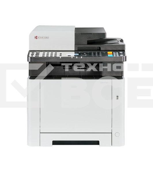 МФУ лазерный Kyocera MA2100cwfx (110C0A3NL0), A4, цветной, печ. до 21 стр/мин., скан. до 30 стр/мин. (ч/б) 23 стр/мин. (цвет), 1200 x 1200 dpi (печать) 600x600dpi (скан.), USB, RJ-45, Wi-Fi, Air Print, Mopria