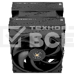 Кулер для процессора Thermalright Royal Pretor 130 черный (4-pin PWM, 158mm, Ni/Cu, 6x6mm, 1x120+1x130mm, 80.45CFM/81.88CFM, 29.4dBA/28.3dBA, 2150PM/1750RPM, S: 1200, 1700, 1851, 2011, 2066, 115X, AM4, AM5, black), фото11