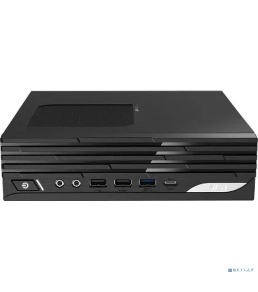 Мини-ПК MSI Pro DP21 13M Mini Core i3-14100 (3.5GHz), 8Gb DDR4 SO-DIMM, 512Gb SSD M.2, Intel UHD Graphics 730, noDVD, WiFi, BT, 120W, VESA, COM Port, no keyboard&mouse, noOS, 1y war-ty (9S6-B0A431-1071)