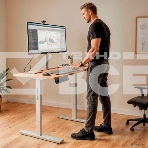 Подстолье электрическое с регулировкой по высоте Kromax OMEGA-30 white, 1 шт/уп. 710-1160 мм, фото 1