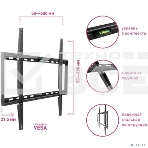 Кронштейн Arm media STEEL-1 new черный, настенный, 32'-90', max 60 кг, VESA 600x400 мм, фото8
