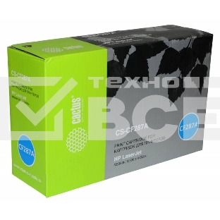 Картридж лазерный Cactus CS-CF287A черный (9000 стр.) для HP LJ M506dn/M506n/M506x