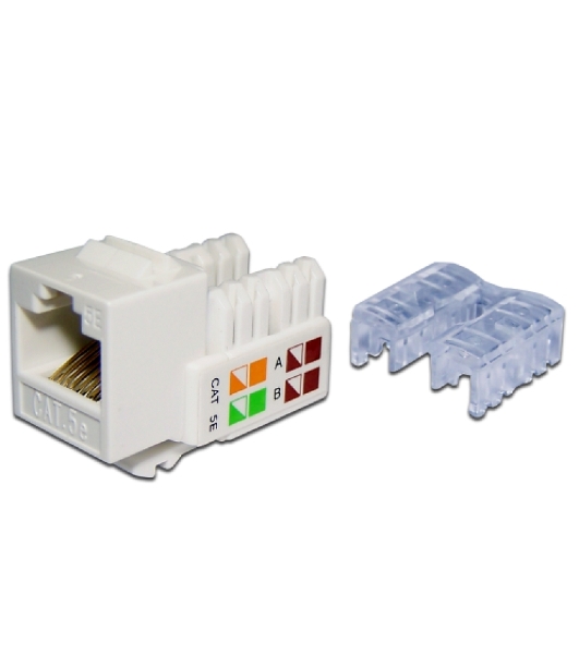 Модуль RJ45, кат.5е, белый