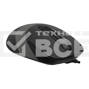 Мышь проводная A4Tech Fstyler FM10 черный/серый, 1600 dpi, USB, кнопки - 4
