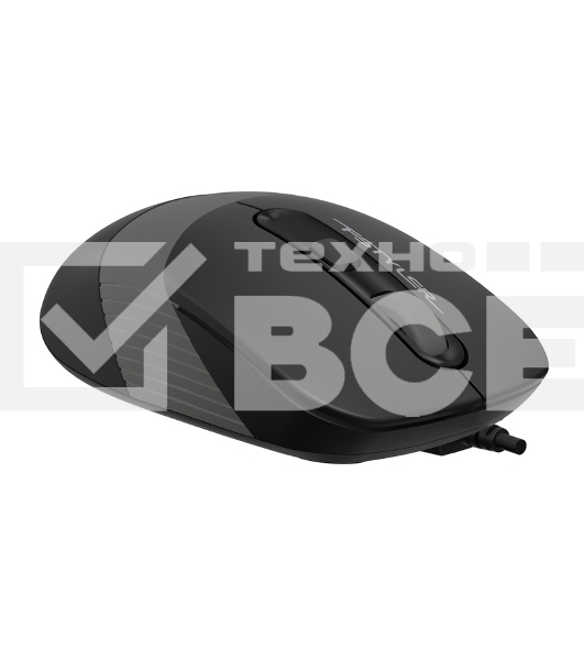 Мышь проводная A4Tech Fstyler FM10 черный/серый, 1600 dpi, USB, кнопки - 4