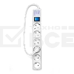 Сетевой фильтр PowerCube Фильтр-удлинитель (SPG(5+1)-16B-0,5M) 6 розеток, 0,5 м,16А/3,5кВт, белый, фото6