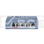Коммутатор Hikvision DS-3E0105P-E/M(B) 4 RJ45 100M PoE с грозозащитой 6кВ; 1 Uplink порт 100М Ethernet: бюджет PoE 35Вт; поддерживают режим передачи до 250м; таблица MAC адресов на 1000 записей;, фото3