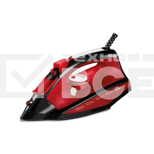 Утюг Centek CT-2355 RED 2500Вт, керамическ подошва, 270мл, паровой удар, самоочистка, капля-стоп