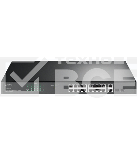 Коммутатор TP-Link TL-SG1218MP 18-портовый гигабитный коммутатор с 16 портами PoE+ SMB