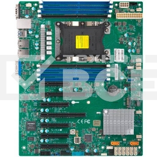 Серверная материнская плата Supermicro MBD-X11SPL-F-B, LGA 3647, Intel C621, 8xDDR4, 8xSATA, 1xM.2, 2xPCI-E 3.0 x8, 1xPCI-E 3.0 x4, 2xRJ45 1GbE, 8xUSB 2.0, 2xUSB 3.0, 1xVGA, ATX
