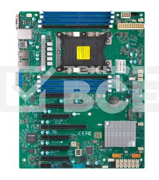 Серверная материнская плата Supermicro MBD-X11SPL-F-B, LGA 3647, Intel C621, 8xDDR4, 8xSATA, 1xM.2, 2xPCI-E 3.0 x8, 1xPCI-E 3.0 x4, 2xRJ45 1GbE, 8xUSB 2.0, 2xUSB 3.0, 1xVGA, ATX