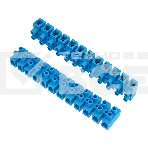 Клеммная винтовая колодка KВ-40 25-40, ток 100 A, полиэтилен синий Rexant (10 шт./уп.), фото2