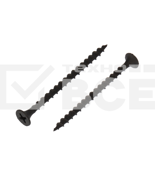 Саморез гипсокартон-металл KRANZ 3.5х55, пакет (50 шт./уп.)