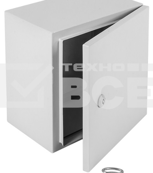 Шкаф электротехнический настенный Elbox EMW, IP66, 600х600х210 мм (ВхШхГ), дверь: металл, металл, серый