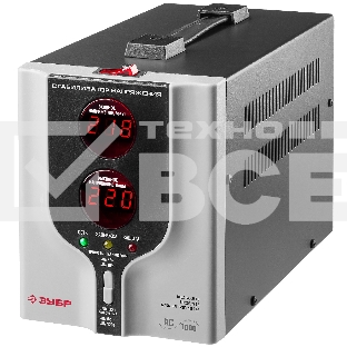 Стабилизатор напряжения 1000 ВА, 140-260 В, 8% ЗУБР АС 1000 профессиональный