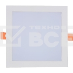 Светильник Hiper встраиваемый белый квадратный H066-1 Переключаются 3 цвета LED 5Вт Размер 7575, фото2