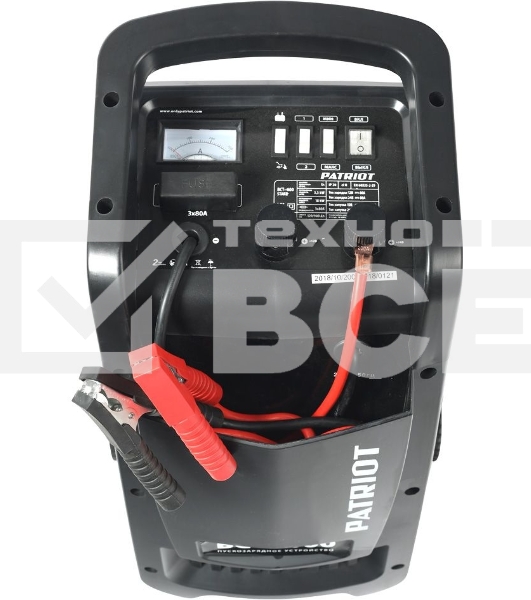 Устройство пуско-зарядное PATRIOT BCT-600 Start220В±15% 3300Вт 12/24В з/п88.0/500А 120-900А/ч 25к