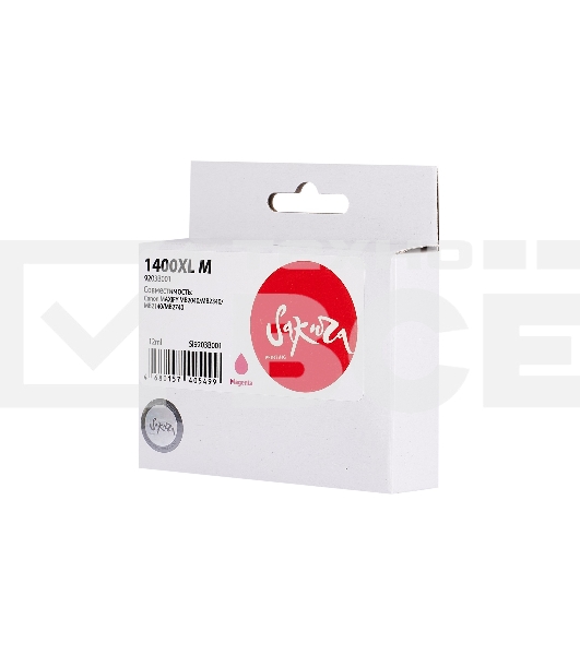 Струйный картридж Sakura 9203B001 (1400XL M) для Canon, пурпурный, 12 мл., 900 к.