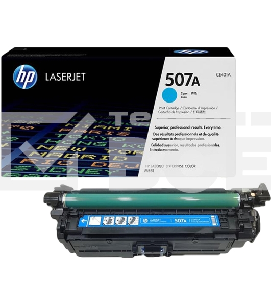 Картридж лазерный HP CE401A голубой для CLJ M551 6000стр.