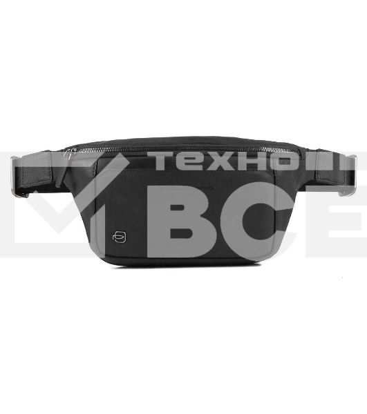 Сумка на пояс Piquadro Black Square CA2174B3/N, черный, натур.кожа