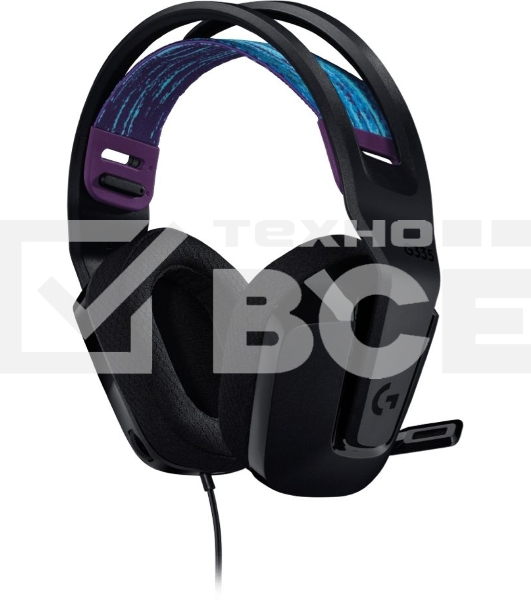 Гарнитура Logitech Headset G335 Wired Black Gaming -3.5 мм